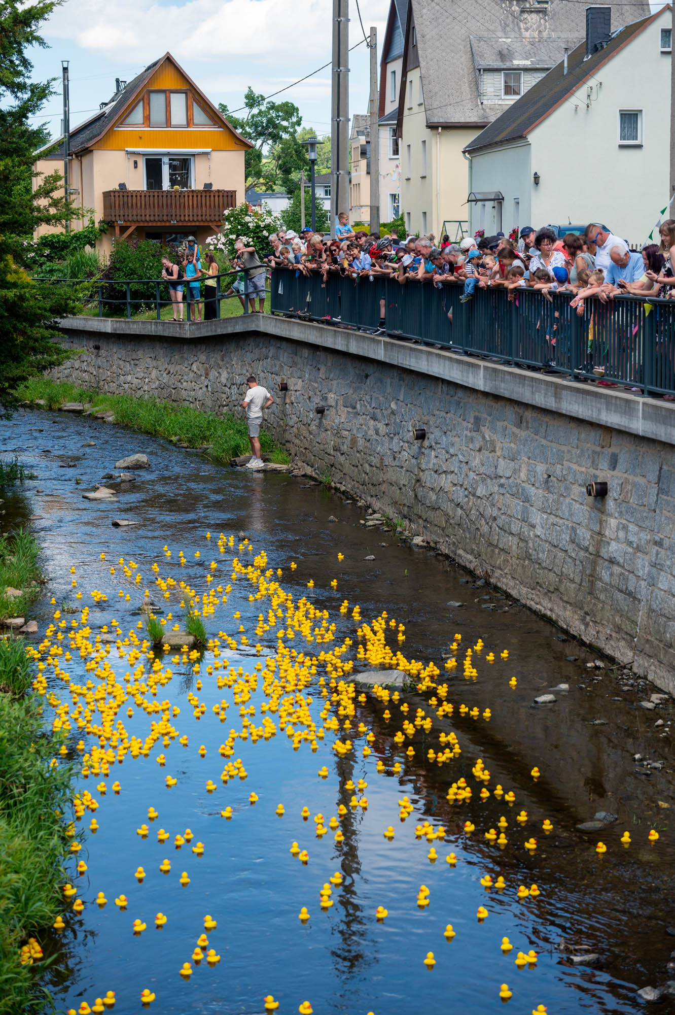 1. Tholmer Entenrennen | 28.06.2025 | Stadtfest »100 Jahre Stadtrecht« Thalheim/Erzgebirge