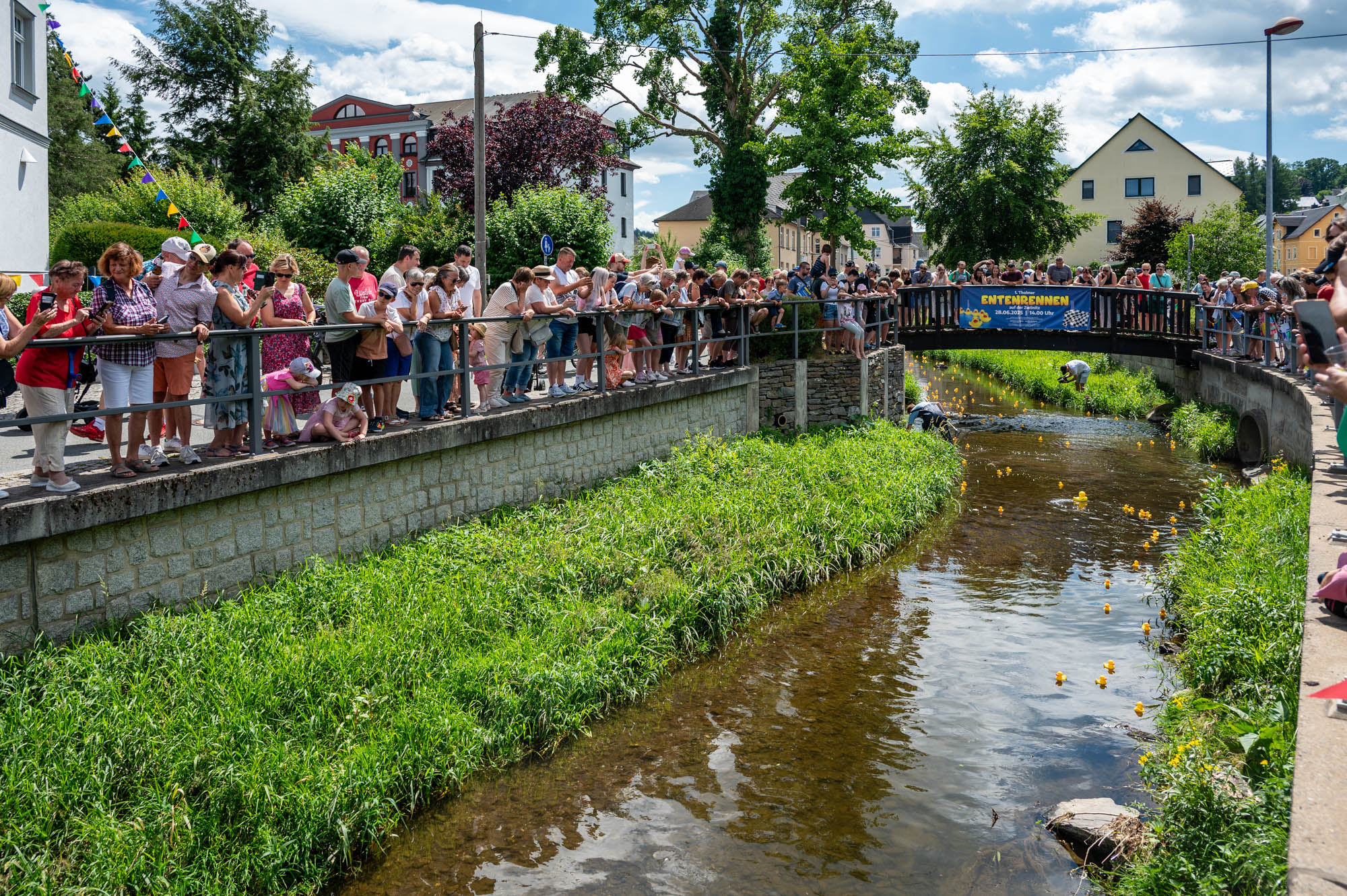 1. Tholmer Entenrennen | 28.06.2025 | Stadtfest »100 Jahre Stadtrecht« Thalheim/Erzgebirge