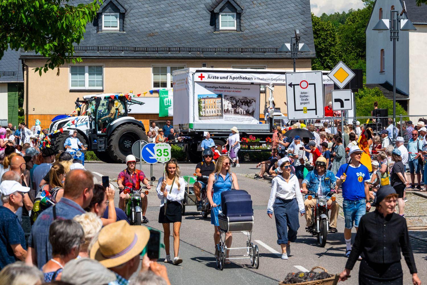 Festumzug Thalheim/Erzgebirge | 29.06.2025 | Stadtfest »100 Jahre Stadtrecht« Thalheim/Erzgebirge